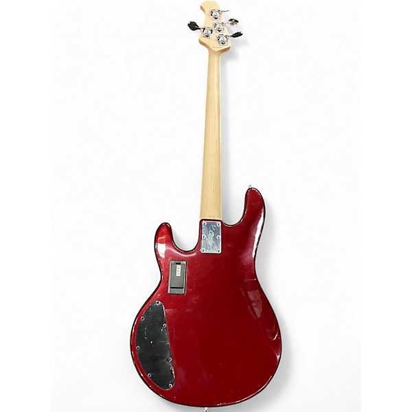 Used Sterling by Music Man STING RAY Candy Apple Red Electric Bass Guitar