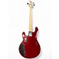 Used Sterling by Music Man STING RAY Candy Apple Red Electric Bass Guitar