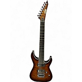 Used ESP LTD Ken Susi KS-M-7 Evertune 7-String DARK BROWN SUNBURST Solid Body Electric Guitar