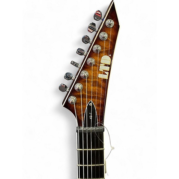 Used ESP LTD Ken Susi KS-M-7 Evertune 7-String DARK BROWN SUNBURST Solid Body Electric Guitar