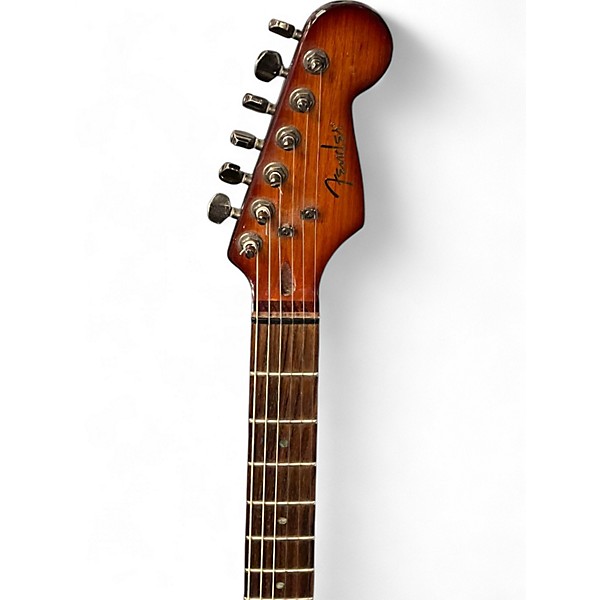 Used Fender Showmaster Tobacco Sunburst Solid Body Electric Guitar