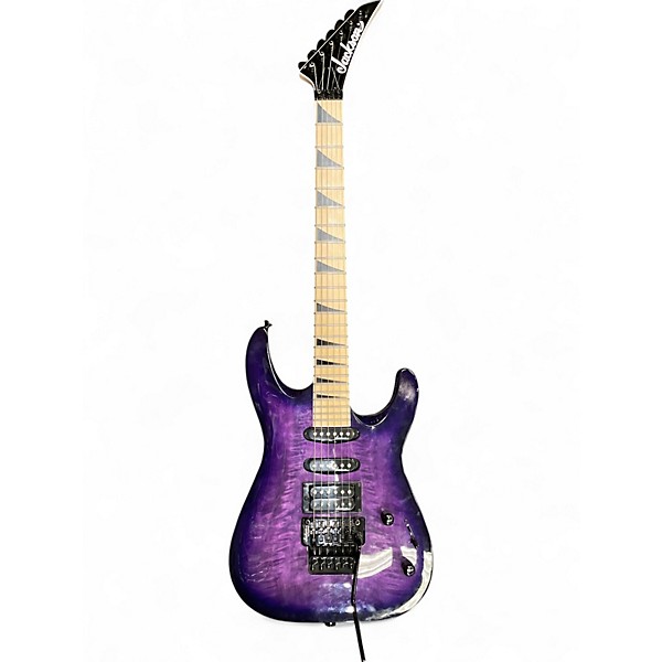 Used Jackson JS32Q Trans Purple Solid Body Electric Guitar,New Products : American Fashion Style Bags On Sale