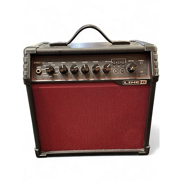Used Line 6 Used Line 6 Spider V 20 MkII 20w 1x8 Guitar