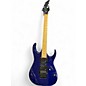 Used 1980s Ibanez EX270C Blue Solid Body Electric Guitar