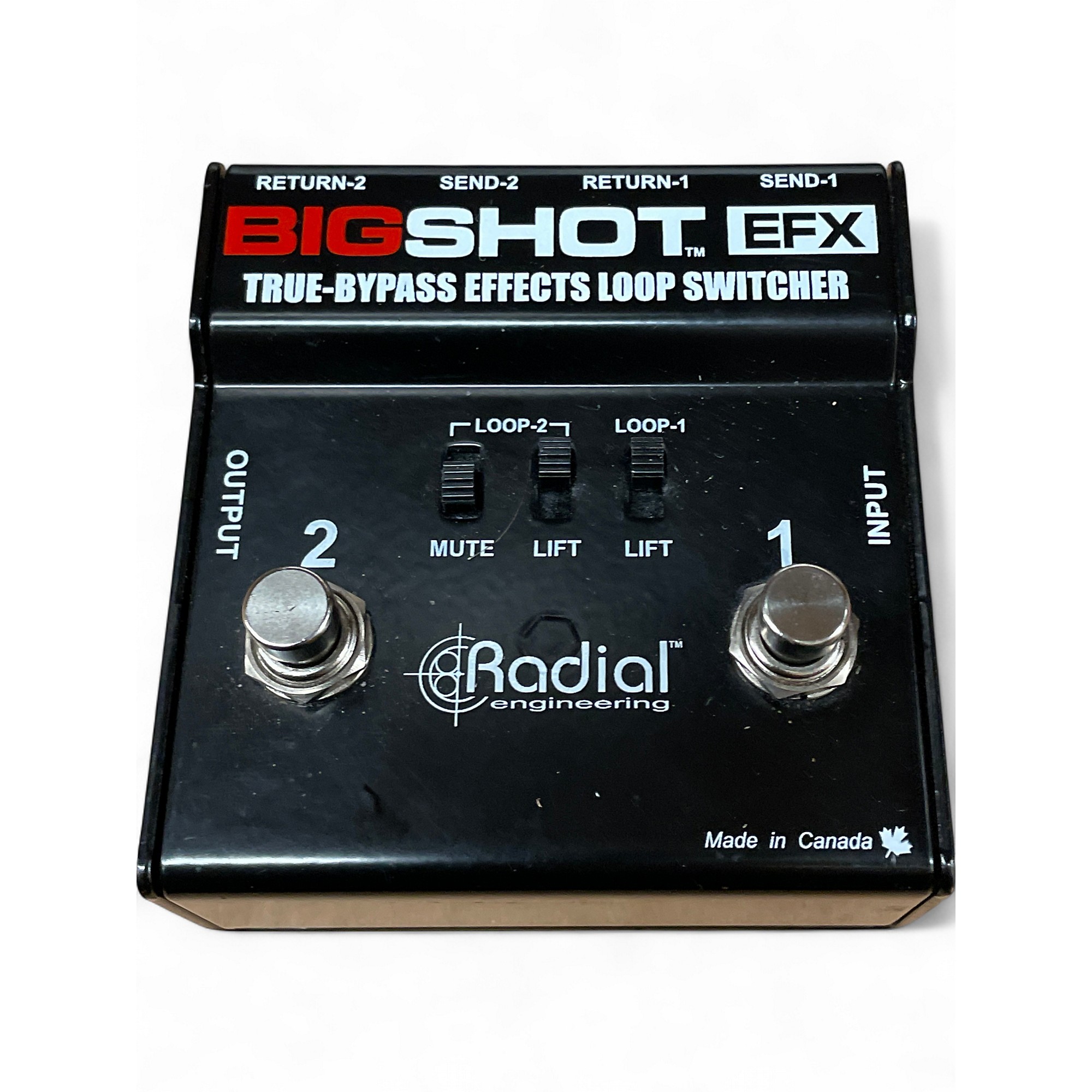 【希少】Radial Engineering BigShot EFX Used Radial Engineering BIGSHOT EFX Pedal | Guitar Center