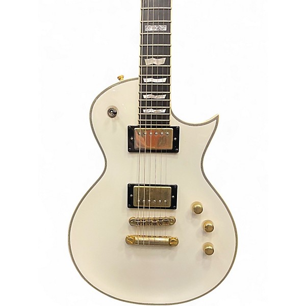 Used ESP LTD EC1000T White Solid Body Electric Guitar