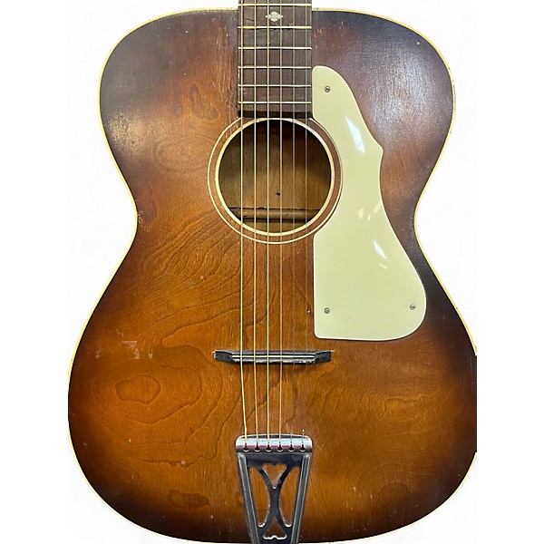 Vintage 1940s Stella H1141 2 Color Sunburst Acoustic Guitar 2