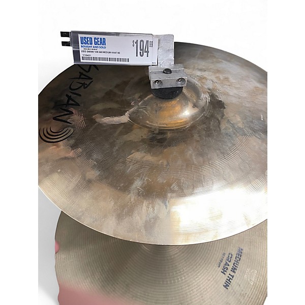 Used SABIAN 14in AAX MEDIUM HIHAT BOTTOM Cymbal