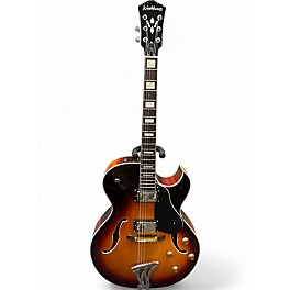 Used Washburn J3 Jazz Florentine Ice Tea Burst Hollow Body Electric Guitar