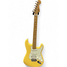 Used 2020s Fender STRATOCASTER Vintage Yellow Solid Body Electric Guitar