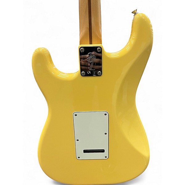 Used 2020s Fender STRATOCASTER Vintage Yellow Solid Body Electric Guitar
