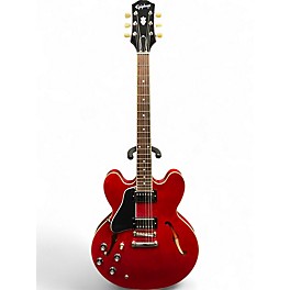 Used Epiphone ES355 Left Handed Cherry Hollow Body Electric Guitar