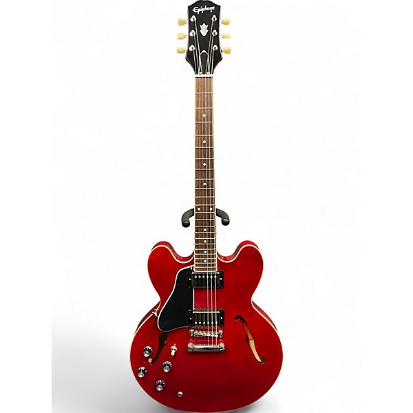 Used Epiphone ES355 Left Handed Cherry Hollow Body Electric Guitar,New Products : American Fashion Style Bags On Sale