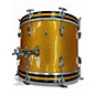 Vintage 1960s Ludwig 3 Piece Beat Down Orange Sparkle Drum Kit