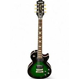 Used Epiphone Les Paul Standard green Solid Body Electric Guitar