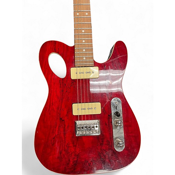 Used Michael Kelly 59 Port Thinline Trans Red Hollow Body Electric Guitar