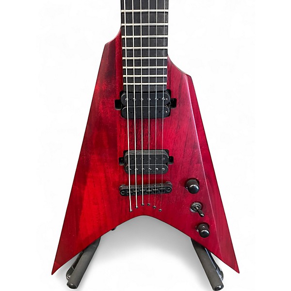 Used Solar Guitars v2.6TBR Dakota Red Solid Body Electric