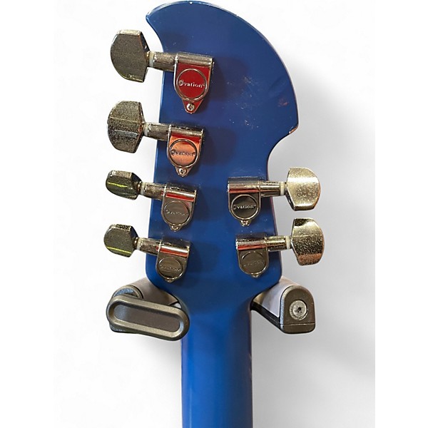 Used Ovation MOB 57 TANGENT Blue Acoustic Electric Guitar