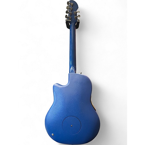 Used Ovation MOB 57 TANGENT Blue Acoustic Electric Guitar