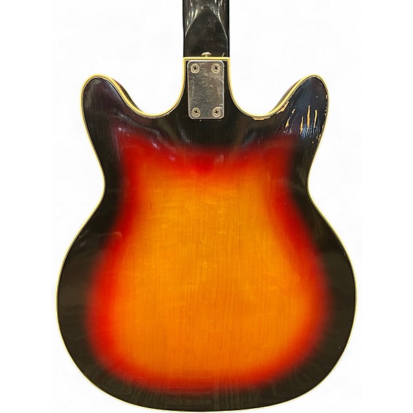 Used 1960s Custom Kraft Bone Buzzer 2 Color Sunburst Electric Bass Guitar