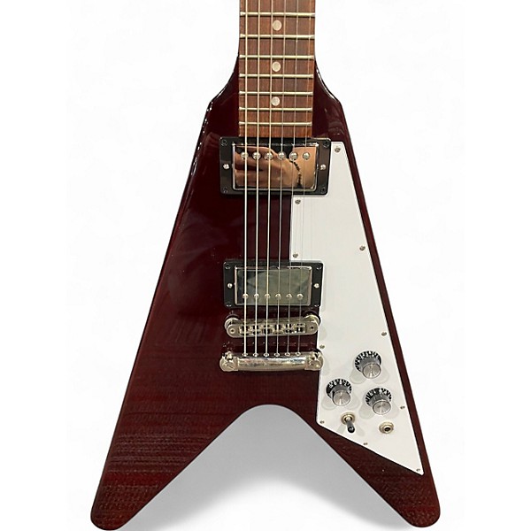 Used Gibson Flying V Standard Wine Red Solid Body Electric Guitar