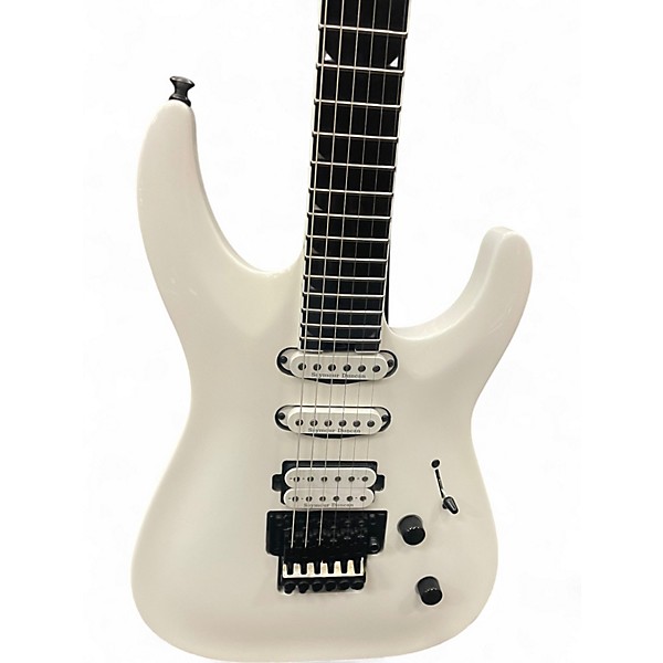 Used Jackson PRO PLUS SERIES SOLOIST SLA3 Snow White Solid Body Electric Guitar