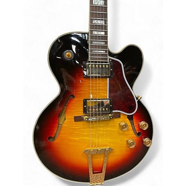Used 2018 Gibson ES-275 Custom Sunset Burst Hollow Body Electric Guitar