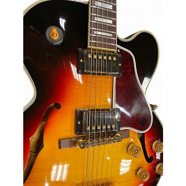 Used 2018 Gibson ES-275 Custom Sunset Burst Hollow Body Electric Guitar
