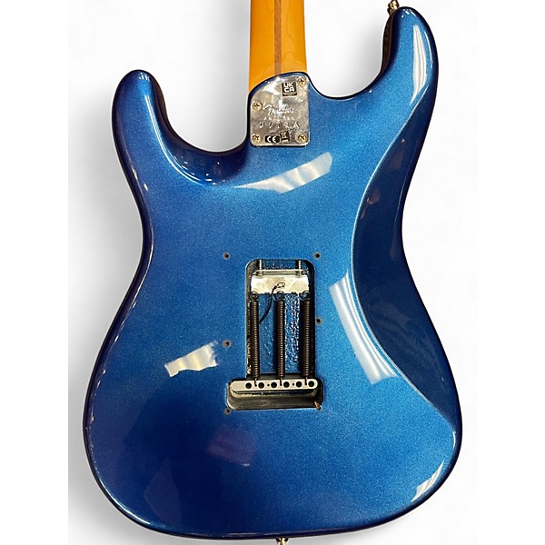 Used Fender American Ultra Stratocaster Cobra Blue Solid Body Electric Guitar