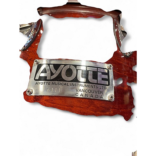 Used Ayotte 14X9 Snare Wine Berry Stain Drum