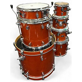 Used PDP by DW 7 Piece X7 Series Orange Sparkle Drum Kit