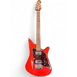 Used Ernie Ball Music Man Albert Lee Signature Tremolo Red Solid Body Electric Guitar