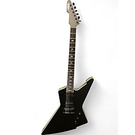 Used Schecter Guitar Research E-1 SLS Elite "Evil Twin" Satin Black Solid Body Electric Guitar