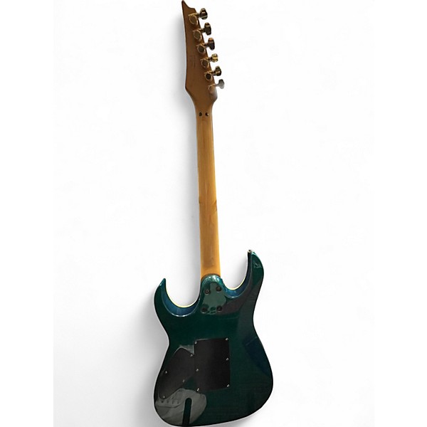 Used Ibanez EX3700 Transparent GREEN Solid Body Electric Guitar