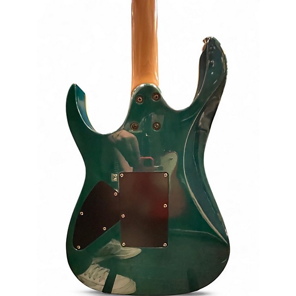 Used Ibanez EX3700 Transparent GREEN Solid Body Electric Guitar