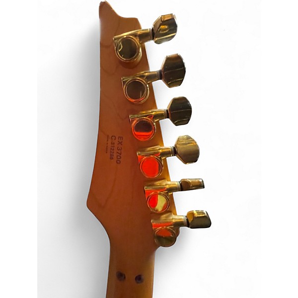 Used Ibanez EX3700 Transparent GREEN Solid Body Electric Guitar