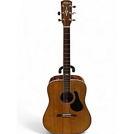 Used Alvarez ad410 Natural Acoustic Guitar