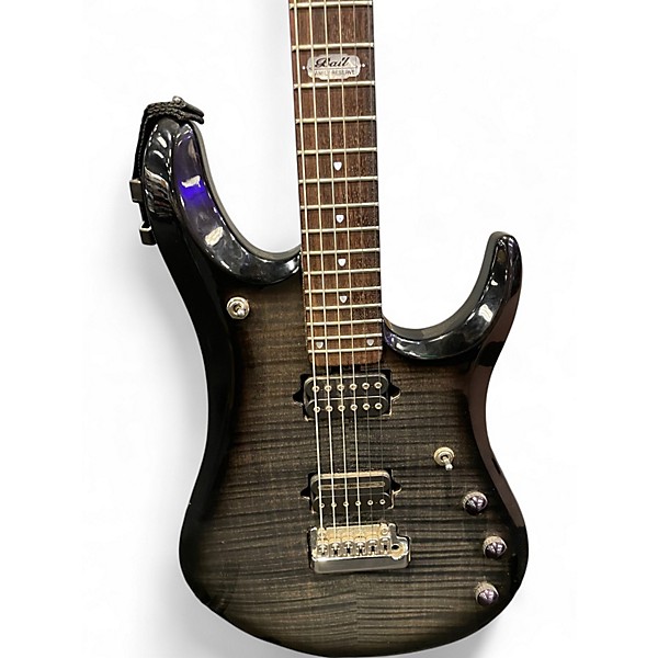 Used Ernie Ball Music Man JP12 John Petrucci BFR Ball Family Reserve Trans Gray Solid Body Electric Guitar