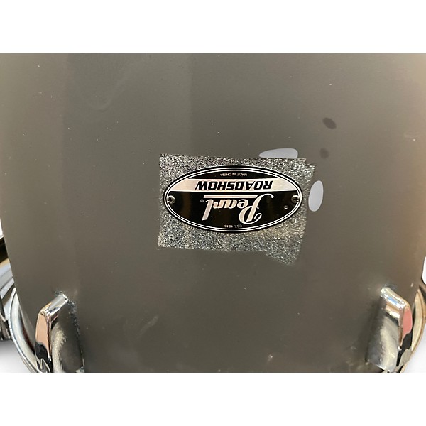 Used Pearl 4 Piece Roadshow Gray Drum Kit