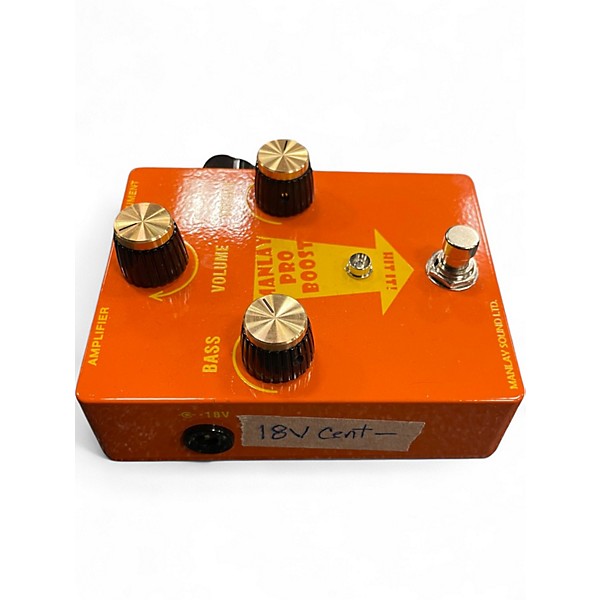 Used Manlay Sound  Pro Boost Effect Pedal