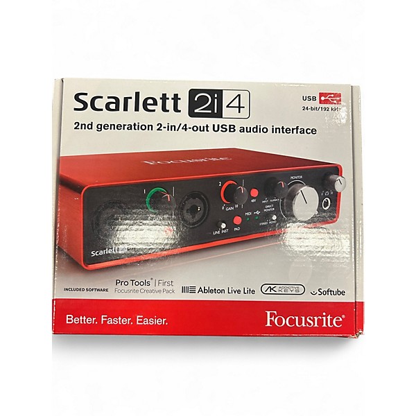 高品質なスタジオオーディインターフェイスの「Scarlett 2i4 G2