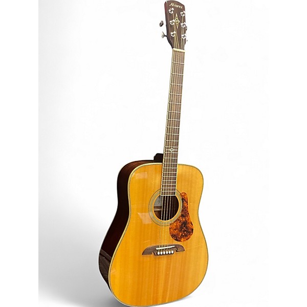 Used Alvarez md60bg Natural Acoustic Guitar