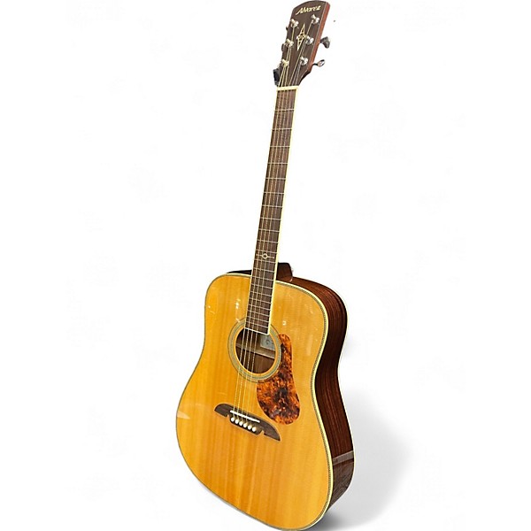 Used Alvarez md60bg Natural Acoustic Guitar