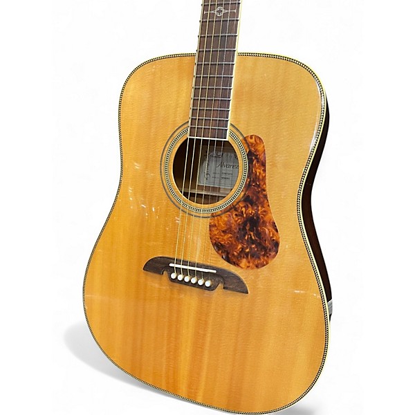 Used Alvarez md60bg Natural Acoustic Guitar