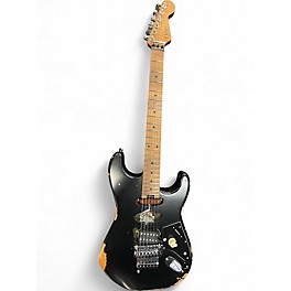 Used EVH FRANKENSTEIN RELIC Black Solid Body Electric Guitar