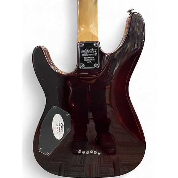 Used Schecter Guitar Research Omen Extreme 6 Vintage Sunburst Solid Body Electric Guitar