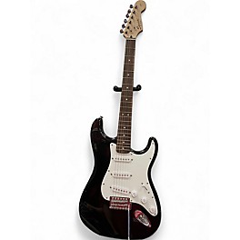 Used Squier Affinity Stratocaster Black Solid Body Electric Guitar