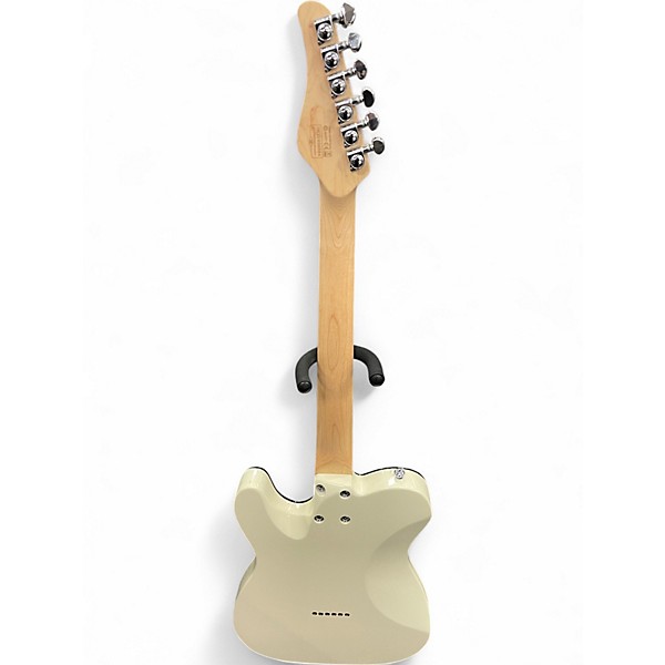 Used Schecter Guitar Research DIAMOND FASTBACK PT WHITE Solid Body Electric Guitar