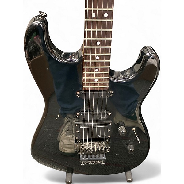 Used Charvette By Charvel 250 Black Solid Body Electric Guitar