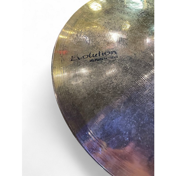 Used SABIAN 14in HHX Evolution Hi Hat Pair Cymbal